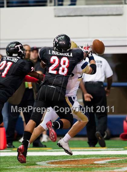 Thumbnail 1 in Trinity vs. Shiloh Christian (Kirk Herbstreit National Kickoff Classic) photogallery.