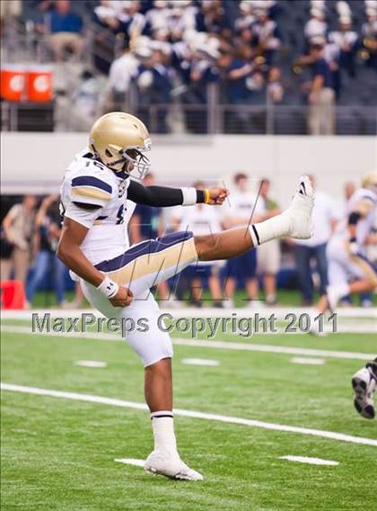 Thumbnail 3 in Trinity vs. Shiloh Christian (Kirk Herbstreit National Kickoff Classic) photogallery.