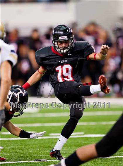 Thumbnail 3 in Trinity vs. Shiloh Christian (Kirk Herbstreit National Kickoff Classic) photogallery.