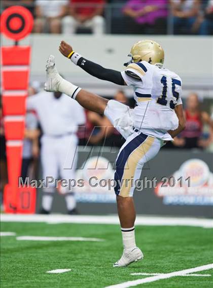 Thumbnail 2 in Trinity vs. Shiloh Christian (Kirk Herbstreit National Kickoff Classic) photogallery.