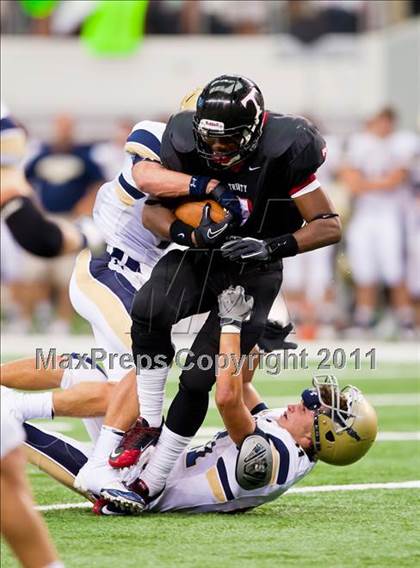 Thumbnail 2 in Trinity vs. Shiloh Christian (Kirk Herbstreit National Kickoff Classic) photogallery.