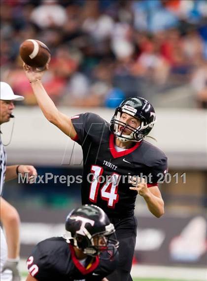 Thumbnail 3 in Trinity vs. Shiloh Christian (Kirk Herbstreit National Kickoff Classic) photogallery.