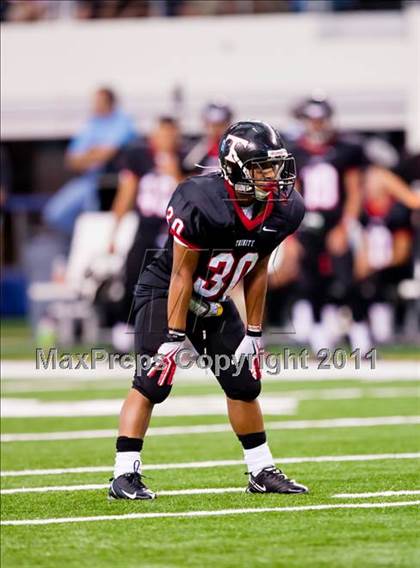 Thumbnail 3 in Trinity vs. Shiloh Christian (Kirk Herbstreit National Kickoff Classic) photogallery.