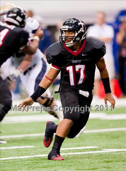 Thumbnail 3 in Trinity vs. Shiloh Christian (Kirk Herbstreit National Kickoff Classic) photogallery.