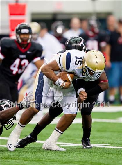 Thumbnail 3 in Trinity vs. Shiloh Christian (Kirk Herbstreit National Kickoff Classic) photogallery.