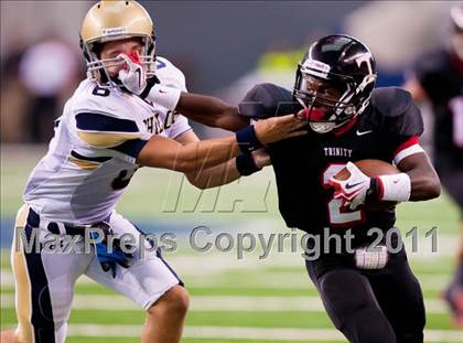 Thumbnail 3 in Trinity vs. Shiloh Christian (Kirk Herbstreit National Kickoff Classic) photogallery.