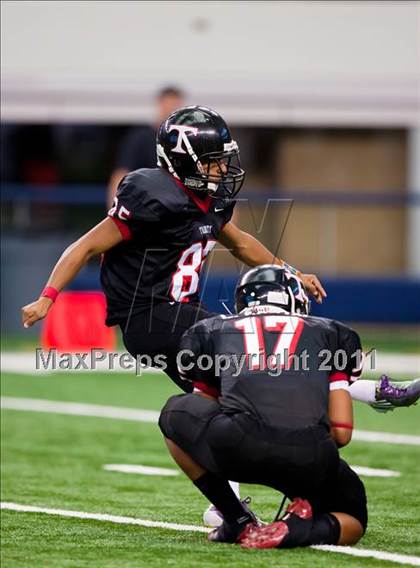 Thumbnail 3 in Trinity vs. Shiloh Christian (Kirk Herbstreit National Kickoff Classic) photogallery.