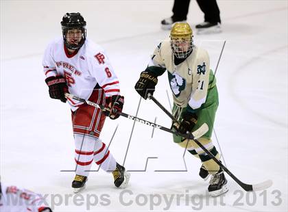 Thumbnail 3 in Notre Dame vs. Fairfield Prep (CIAC Division I Final) photogallery.