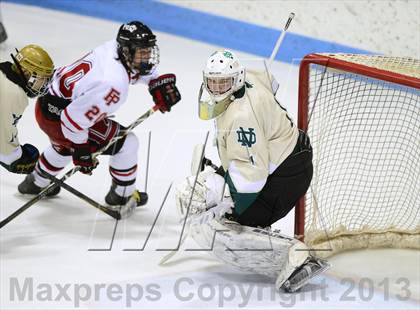 Thumbnail 2 in Notre Dame vs. Fairfield Prep (CIAC Division I Final) photogallery.