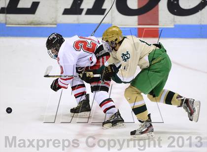 Thumbnail 3 in Notre Dame vs. Fairfield Prep (CIAC Division I Final) photogallery.