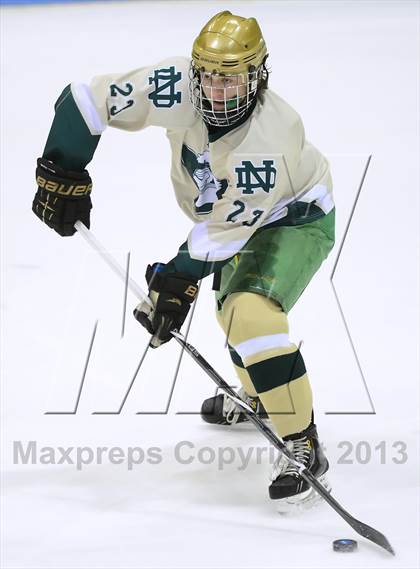 Thumbnail 3 in Notre Dame vs. Fairfield Prep (CIAC Division I Final) photogallery.