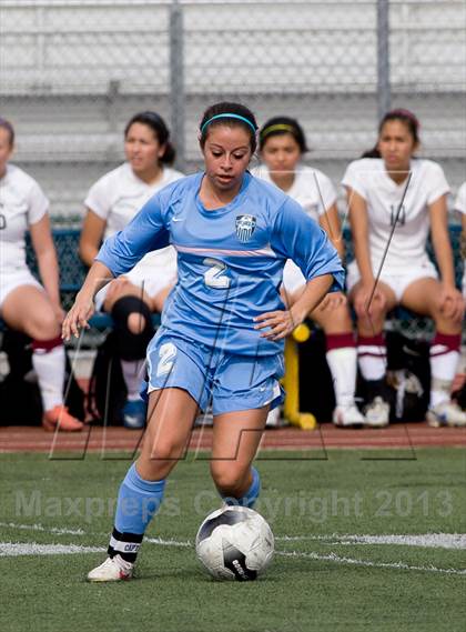 Thumbnail 3 in Quartz Hill vs. Downey (CIF SoCal Regional D4 Final) photogallery.