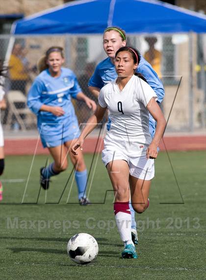 Thumbnail 2 in Quartz Hill vs. Downey (CIF SoCal Regional D4 Final) photogallery.