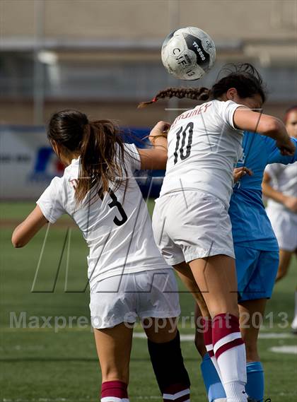 Thumbnail 3 in Quartz Hill vs. Downey (CIF SoCal Regional D4 Final) photogallery.