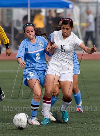 Thumbnail 2 in Quartz Hill vs. Downey (CIF SoCal Regional D4 Final) photogallery.