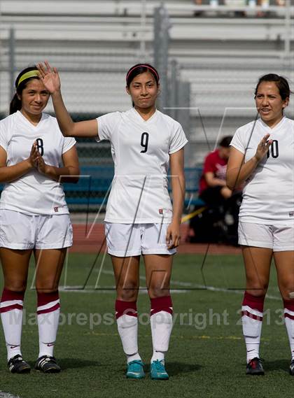 Thumbnail 2 in Quartz Hill vs. Downey (CIF SoCal Regional D4 Final) photogallery.
