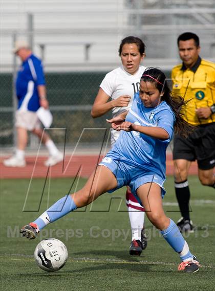 Thumbnail 2 in Quartz Hill vs. Downey (CIF SoCal Regional D4 Final) photogallery.
