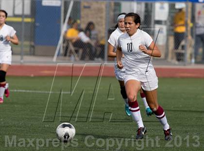 Thumbnail 3 in Quartz Hill vs. Downey (CIF SoCal Regional D4 Final) photogallery.