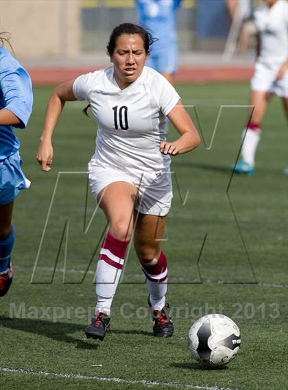 Thumbnail 3 in Quartz Hill vs. Downey (CIF SoCal Regional D4 Final) photogallery.
