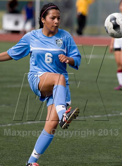 Thumbnail 3 in Quartz Hill vs. Downey (CIF SoCal Regional D4 Final) photogallery.