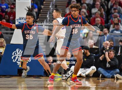 Thumbnail 1 in Ben Davis v Kokomo (IHSAA 4A Final) photogallery.