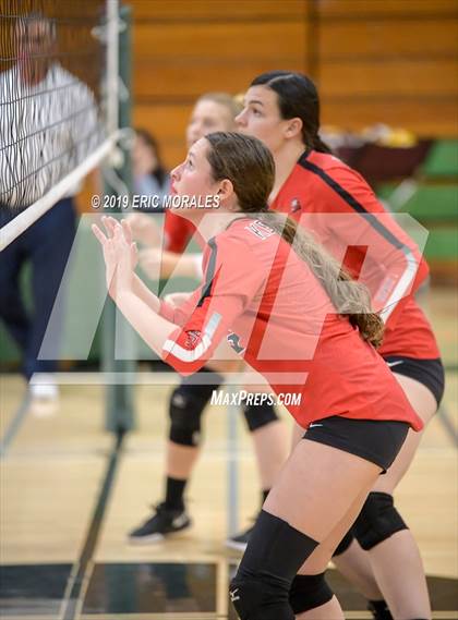 Thumbnail 2 in Kerman vs Tulare Union (Patriot Varsity Tournament) photogallery.