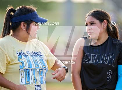 Thumbnail 1 in Lamar Consolidated vs. Galena Park (UIL 5A D1 Softball Bi-District) photogallery.