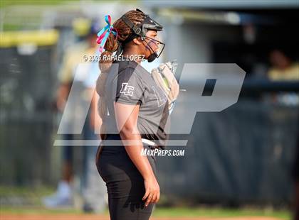 Thumbnail 3 in Lamar Consolidated vs. Galena Park (UIL 5A D1 Softball Bi-District) photogallery.