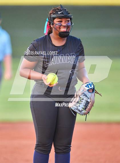 Thumbnail 2 in Lamar Consolidated vs. Galena Park (UIL 5A D1 Softball Bi-District) photogallery.