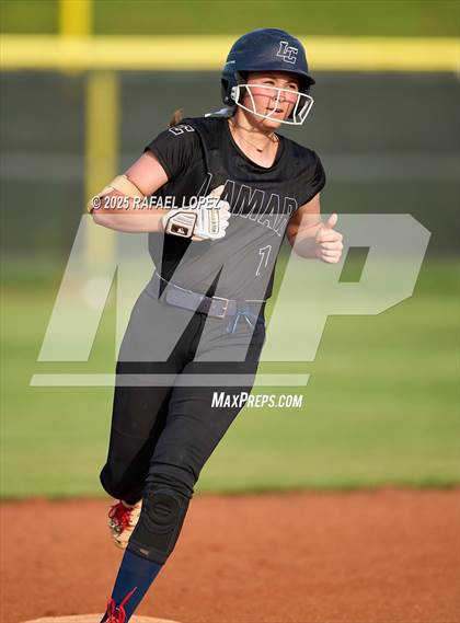 Thumbnail 3 in Lamar Consolidated vs. Galena Park (UIL 5A D1 Softball Bi-District) photogallery.