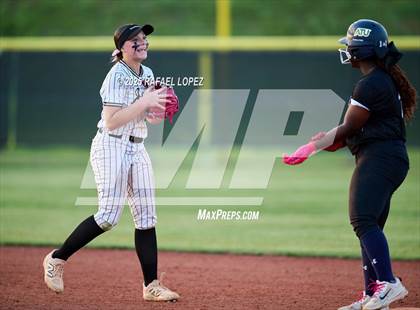 Thumbnail 3 in Lamar Consolidated vs. Galena Park (UIL 5A D1 Softball Bi-District) photogallery.