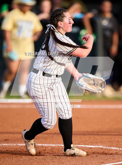 Thumbnail 3 in Lamar Consolidated vs. Galena Park (UIL 5A D1 Softball Bi-District) photogallery.