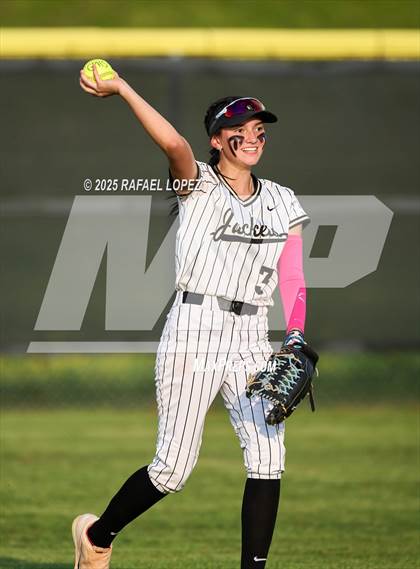 Thumbnail 2 in Lamar Consolidated vs. Galena Park (UIL 5A D1 Softball Bi-District) photogallery.