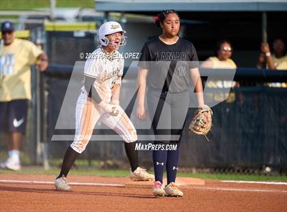 Thumbnail 1 in Lamar Consolidated vs. Galena Park (UIL 5A D1 Softball Bi-District) photogallery.
