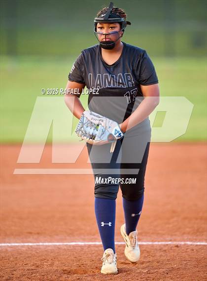 Thumbnail 2 in Lamar Consolidated vs. Galena Park (UIL 5A D1 Softball Bi-District) photogallery.