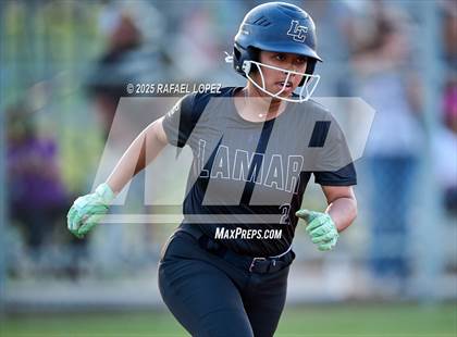 Thumbnail 2 in Lamar Consolidated vs. Galena Park (UIL 5A D1 Softball Bi-District) photogallery.