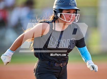 Thumbnail 2 in Lamar Consolidated vs. Galena Park (UIL 5A D1 Softball Bi-District) photogallery.