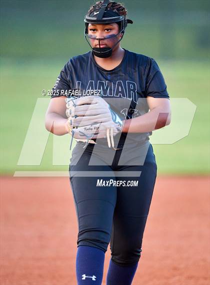 Thumbnail 2 in Lamar Consolidated vs. Galena Park (UIL 5A D1 Softball Bi-District) photogallery.