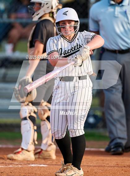 Thumbnail 2 in Lamar Consolidated vs. Galena Park (UIL 5A D1 Softball Bi-District) photogallery.