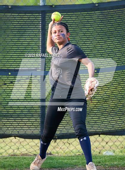 Thumbnail 3 in Lamar Consolidated vs. Galena Park (UIL 5A D1 Softball Bi-District) photogallery.