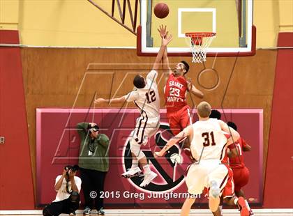 Thumbnail 3 in Saint Mary's vs. Cardinal Newman (CIF NorCal Regional D4 Playoff) photogallery.