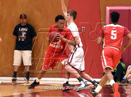 Thumbnail 3 in Saint Mary's vs. Cardinal Newman (CIF NorCal Regional D4 Playoff) photogallery.