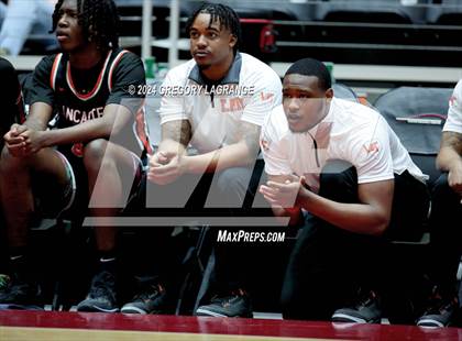 Thumbnail 3 in Lancaster vs The Colony (UIL 5A Basketball Regional Finals) photogallery.