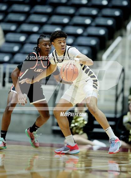 Thumbnail 2 in Lancaster vs The Colony (UIL 5A Basketball Regional Finals) photogallery.