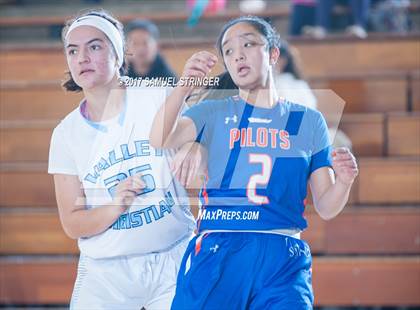 Thumbnail 2 in St. Joseph Notre Dame vs. Valley Christian (Laney Elite Showcase) photogallery.