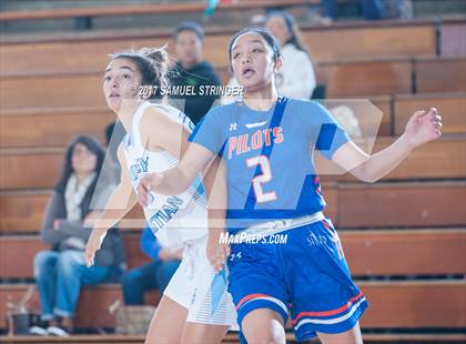 Thumbnail 1 in St. Joseph Notre Dame vs. Valley Christian (Laney Elite Showcase) photogallery.