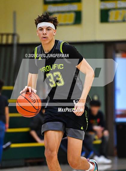 Thumbnail 1 in Prolific Prep of Napa Christian vs. George Harris Academy (Canada) photogallery.
