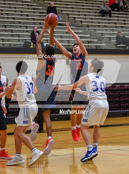 Thumbnail 1 in MacArthur [Douglas] vs Brandeis (NEISD/NISD Basketball Tournament) photogallery.