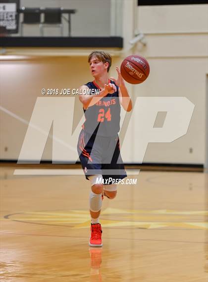 Thumbnail 2 in MacArthur [Douglas] vs Brandeis (NEISD/NISD Basketball Tournament) photogallery.