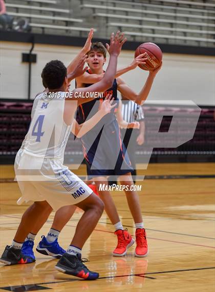Thumbnail 2 in MacArthur [Douglas] vs Brandeis (NEISD/NISD Basketball Tournament) photogallery.
